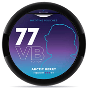 77 Arctic Berry Medium nicotine pouch can