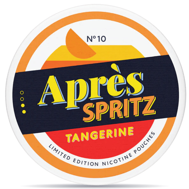 Après No. 10 Tangerine Spritz Slim nicotine pouch can