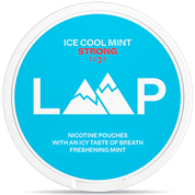 Front view of a can of LOOP Ice Cool Mint Strong nicotine pouches