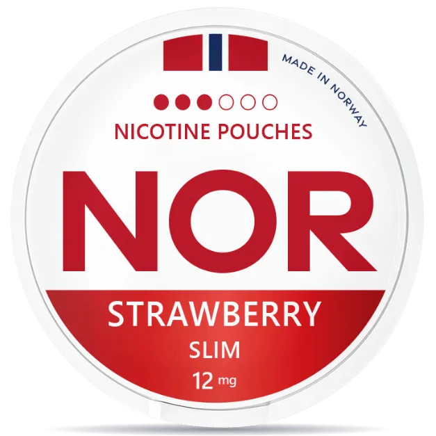 NOR Strawberry 12mg pouches