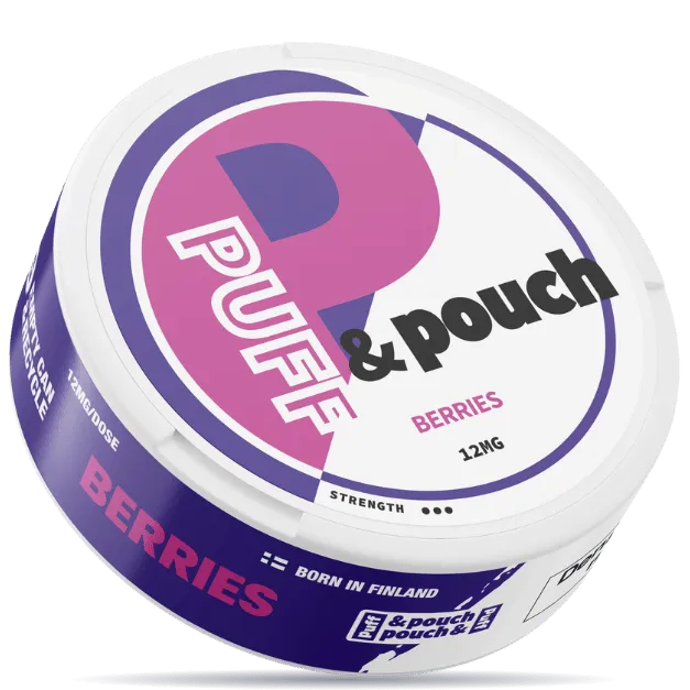 Puff & Pouch Berries 12mg Slim