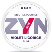 ZYN Violet Licorice Slim Strong can